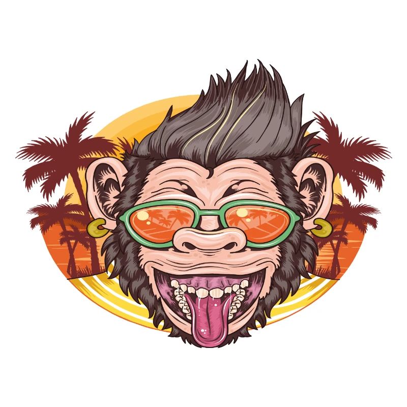 Cool monkey beach gift