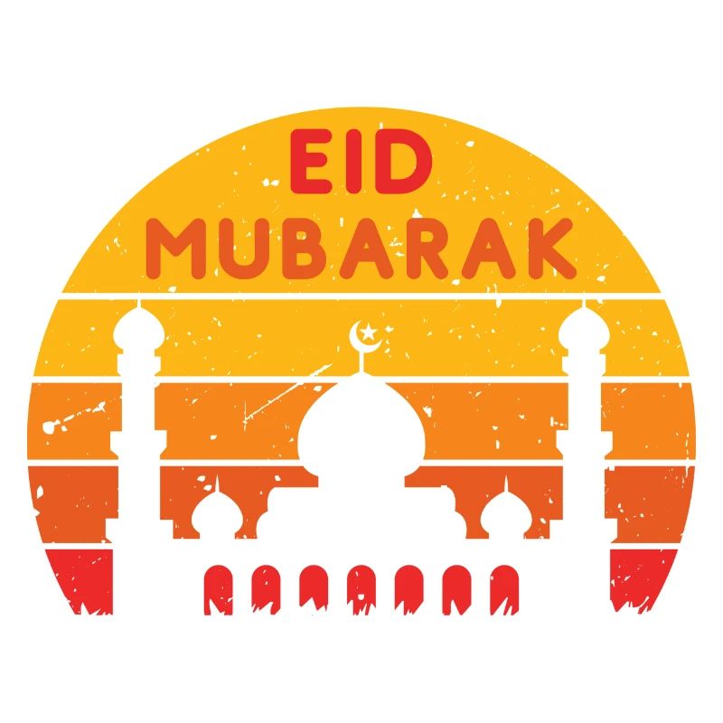 Ramadan Aïd Moubarak Coucher De Soleil Couleurs