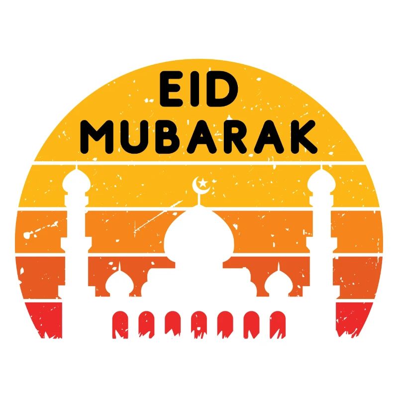 Ramadan Aïd Moubarak Coucher de soleil