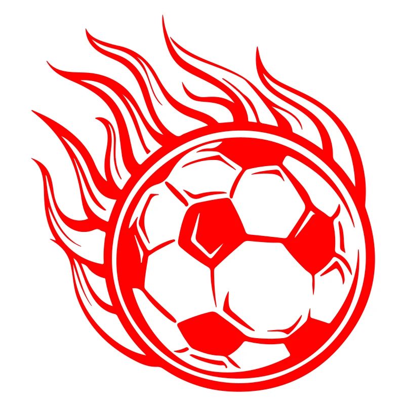 Soccer Flame Fire Symbol