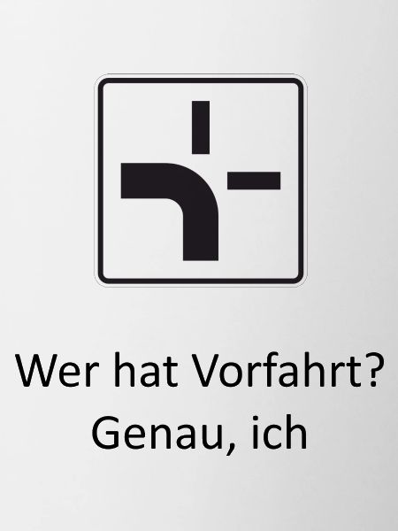 Wer hat Vorfahrt?