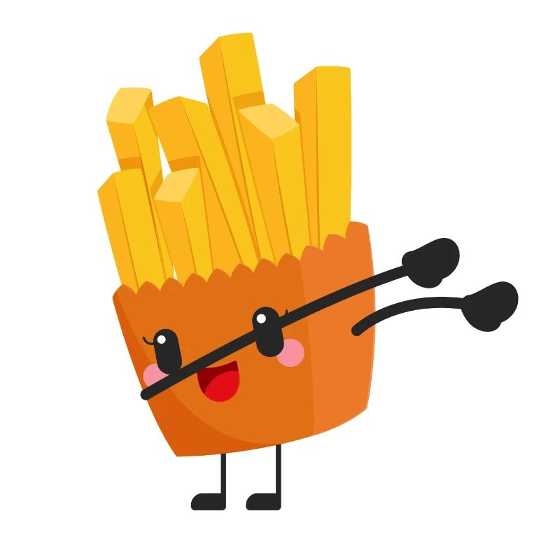 Dabbing Frites - Cadeau idée