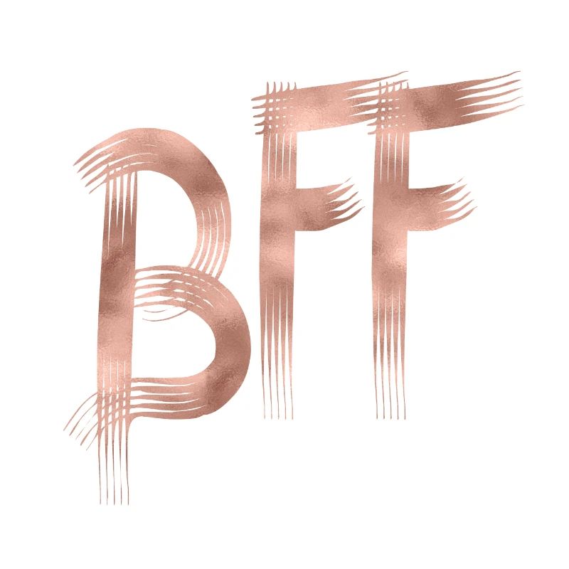 BFF rose gold