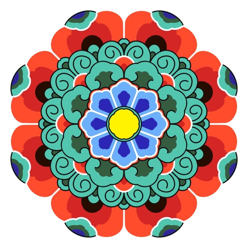 Dancheong 단청 - single