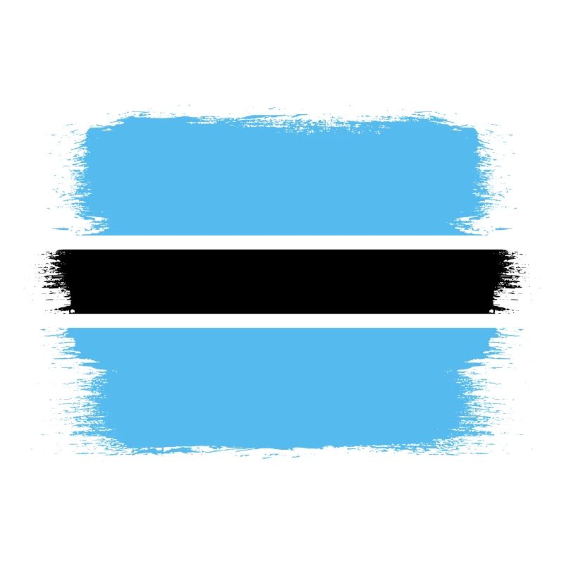 Drapeau du Botswana Drapeau du Botswana Afrique