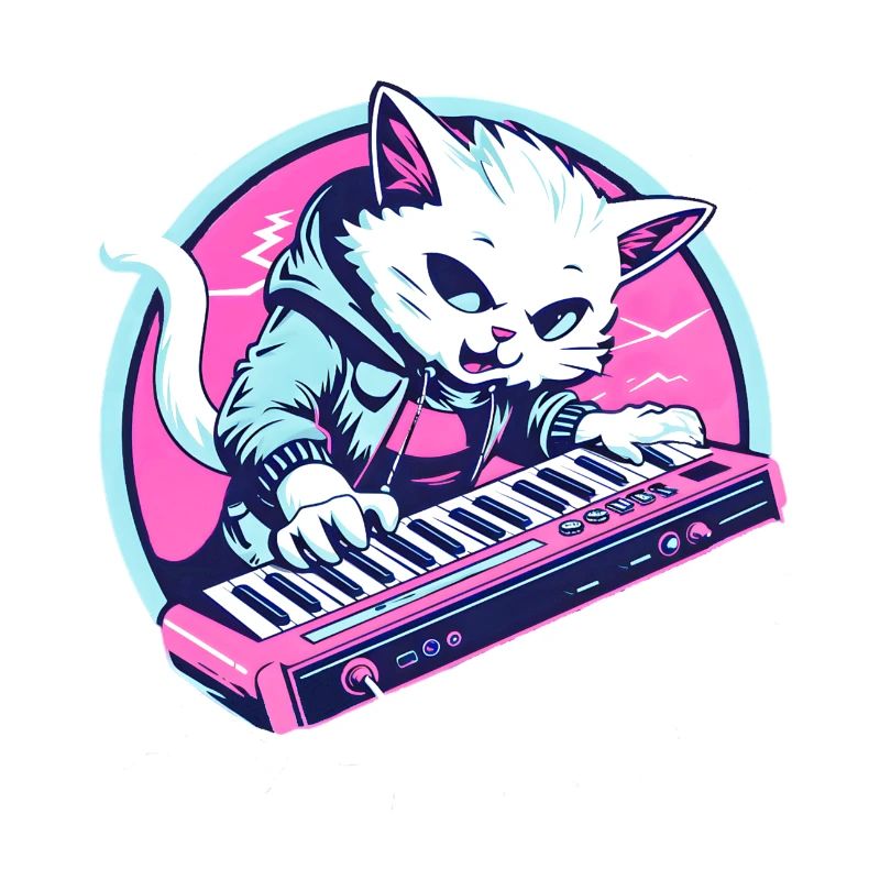 Synth Cat Flashy