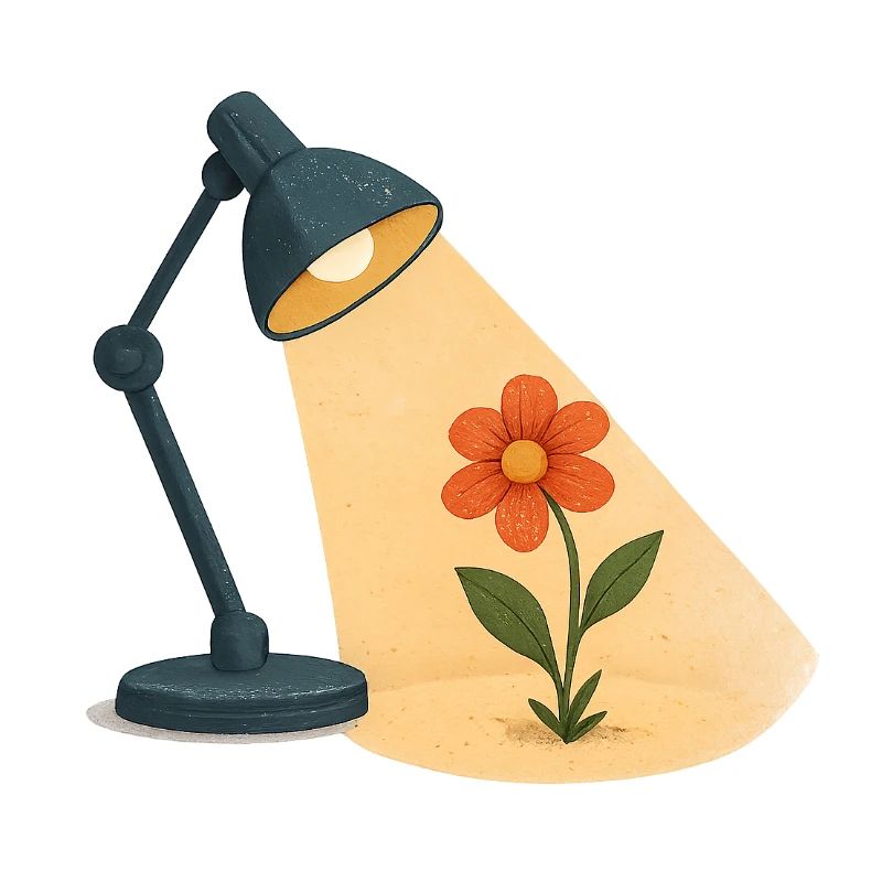 Aufgehende Blume