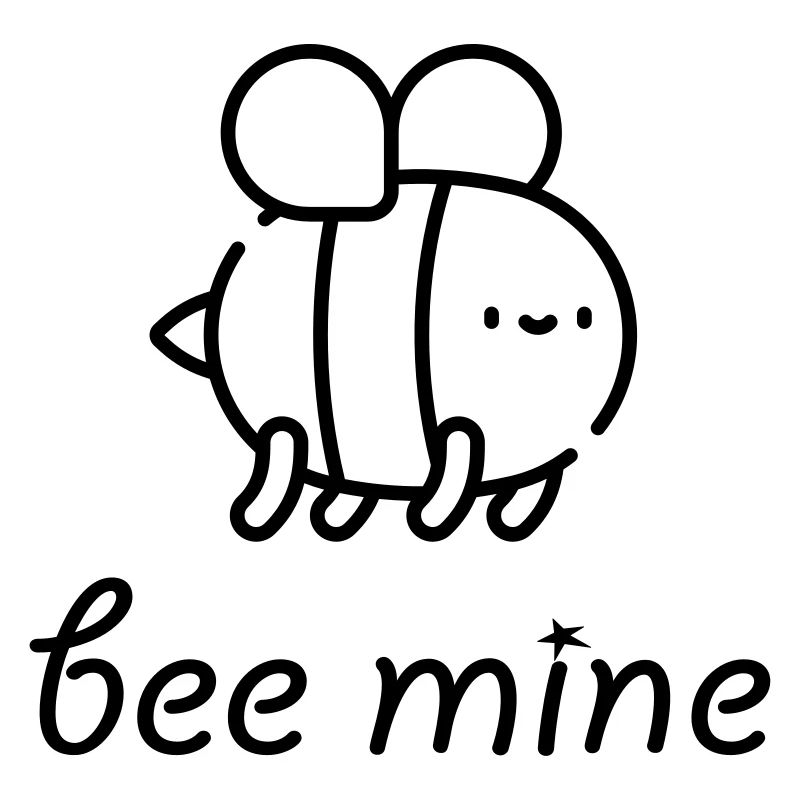 bee mine honeybee Biene Spruch Witzig Geschenk