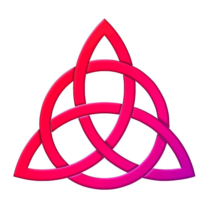 Triquetra with circle