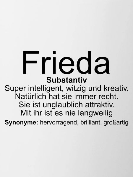 Name Definition Frieda