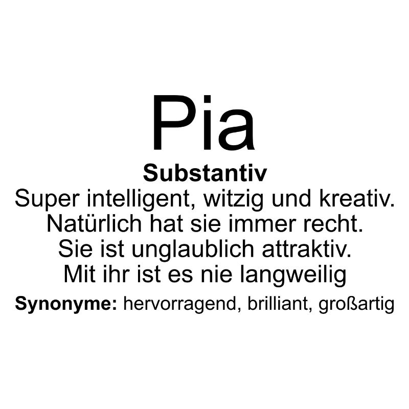 Nom Définition Pia