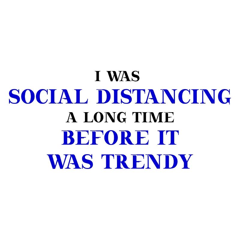 Social Distancing funny gift idea Corona