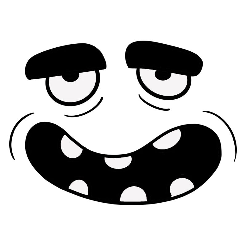 Paniertes Gesicht