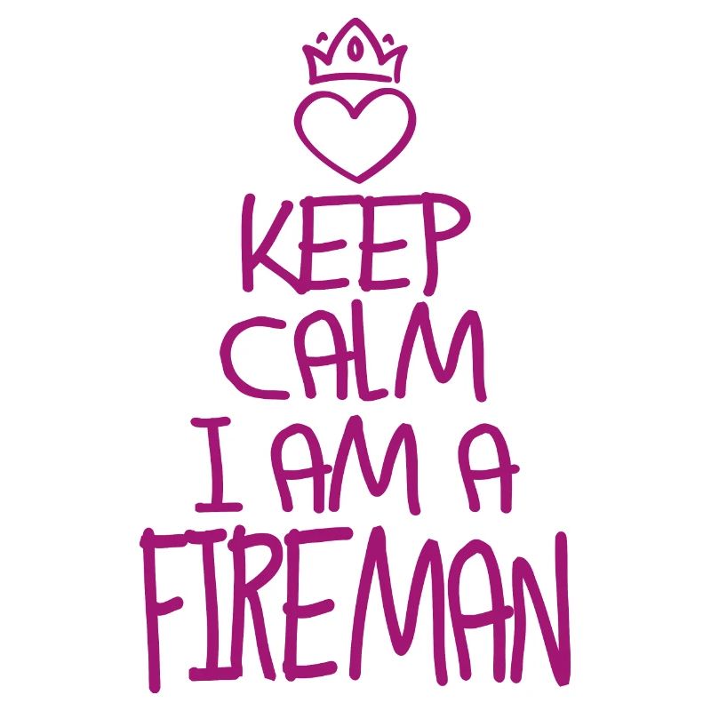 Keep Calm Firefighter Cool Gift Fire Brigade