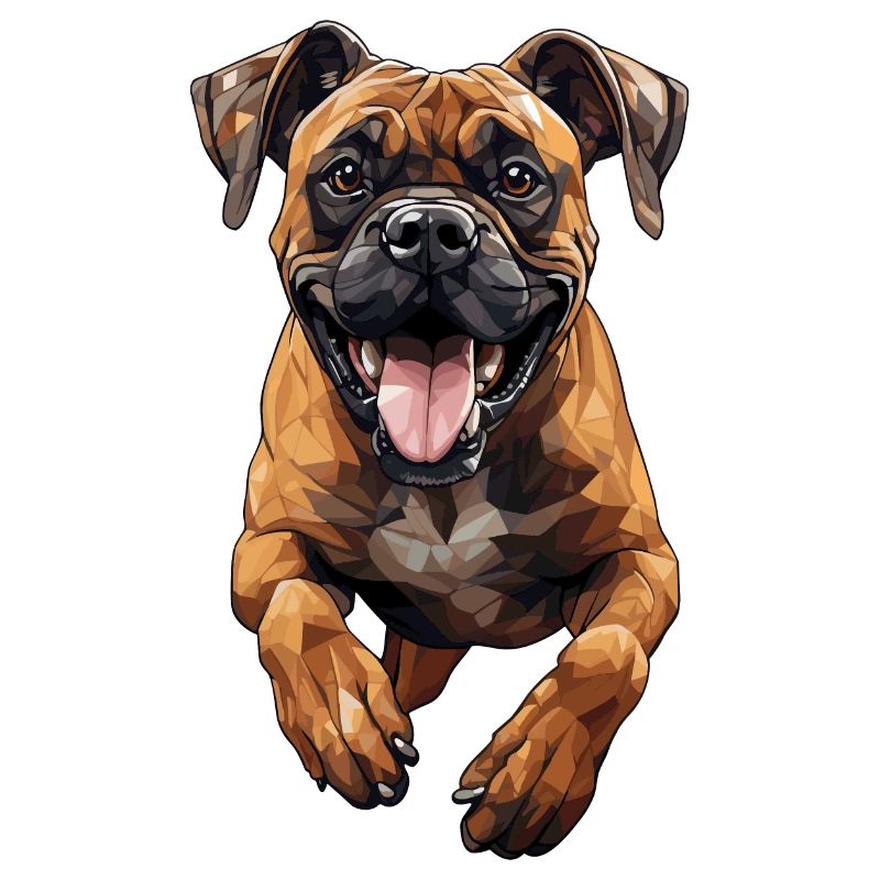 Boxer in jump polygon design