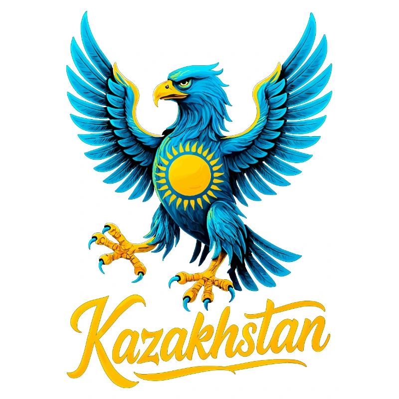 Kazakhstan Eagle Flag Flag Cool Gift