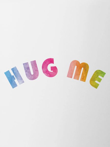 HUG ME Regenbogenfarben