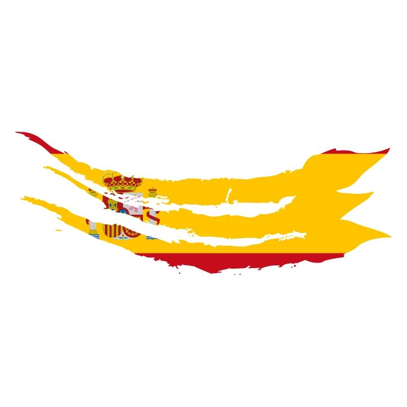 Le drapeau espagnol raye les griffes du drapeau espagnol