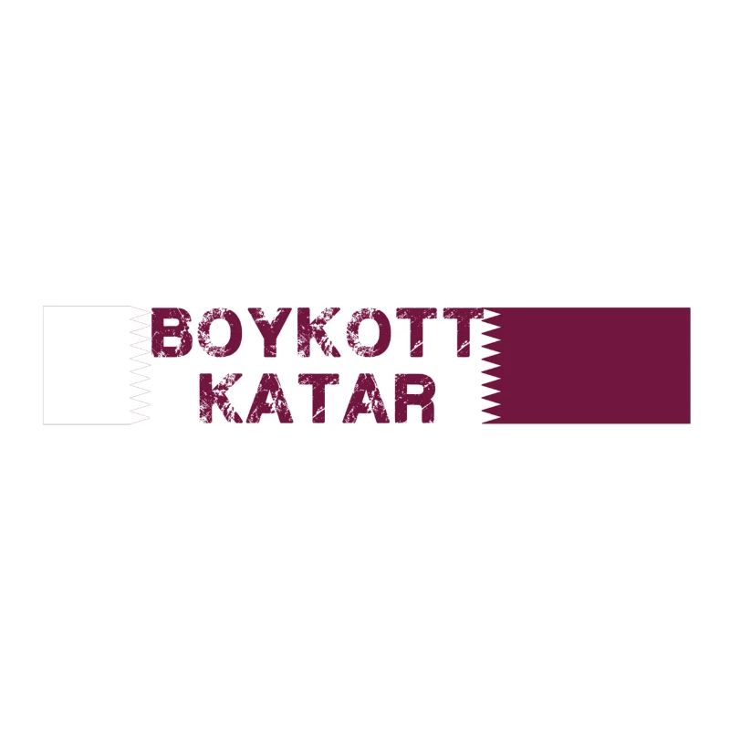 boykott katar,katar,flagge, wm,schrift