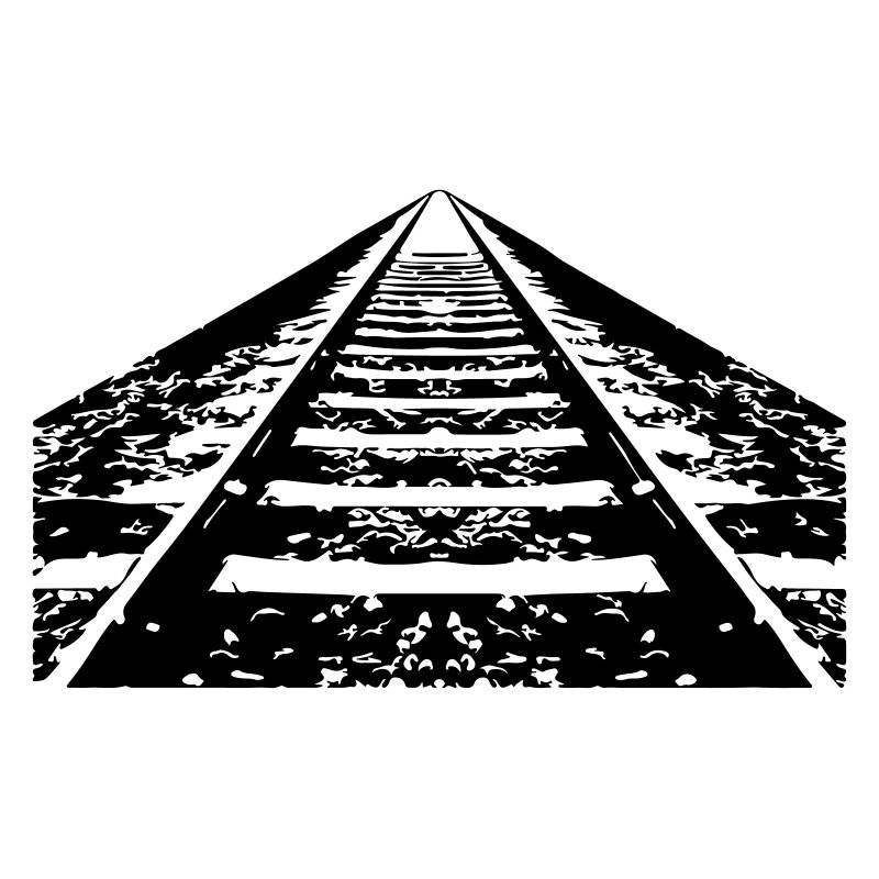 Train Rails vers l’horizon