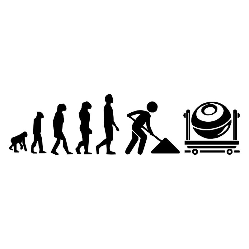 Bétonnière évolution