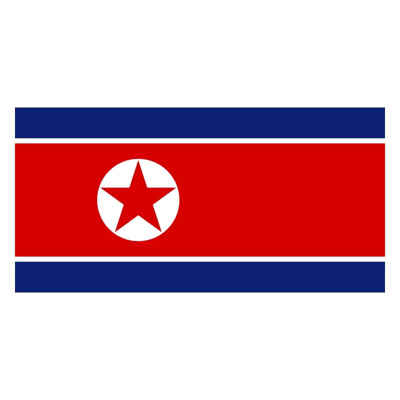 Drapeau national de la Corée du Nord