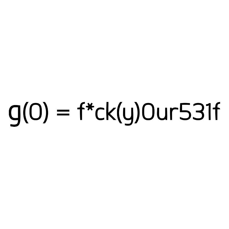 Math funny funny formula gift idea