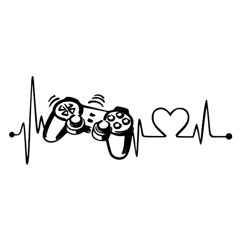 Heartline / Heartbeat - Game Controller black