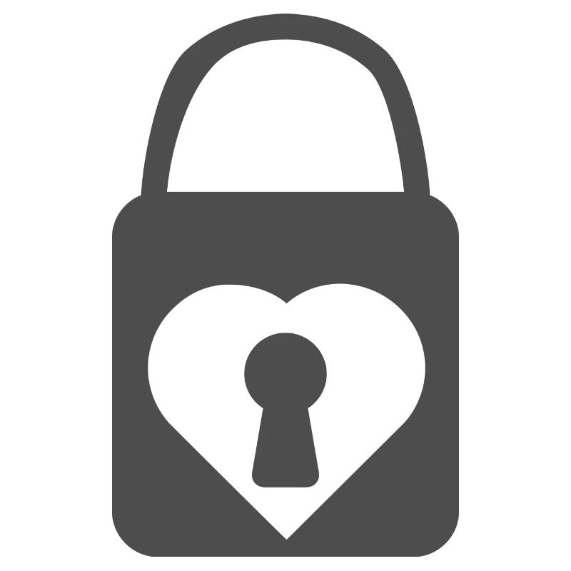 Heart LOCK Valentine's Day Gift Idea
