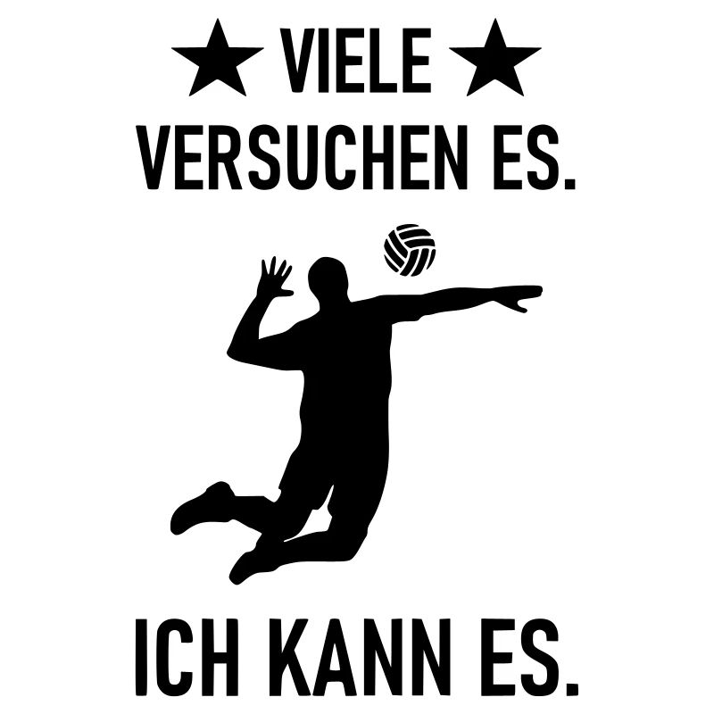 Ich kann es im Volleyball