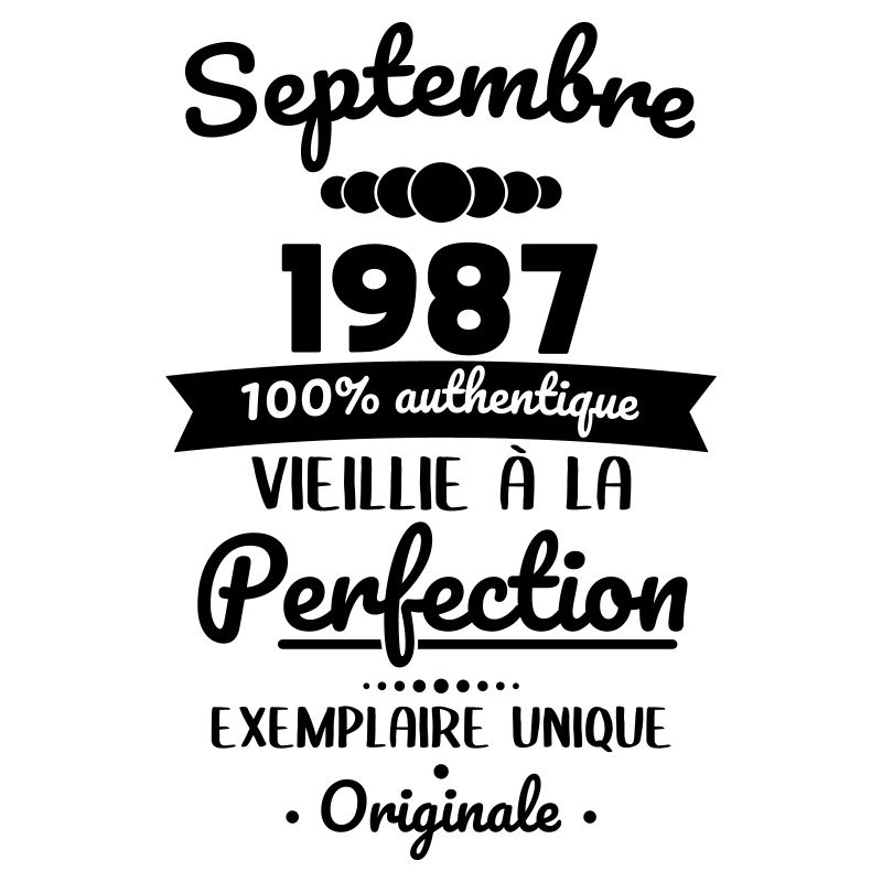 Anniversaire 35 ans - Septembre 1987 Originale