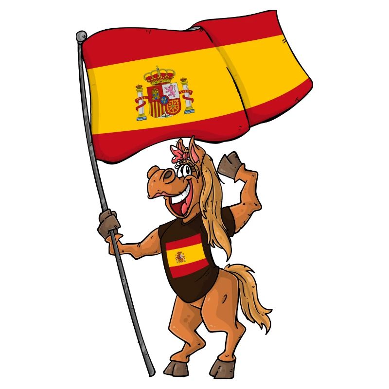 Spanien Fan Pferd