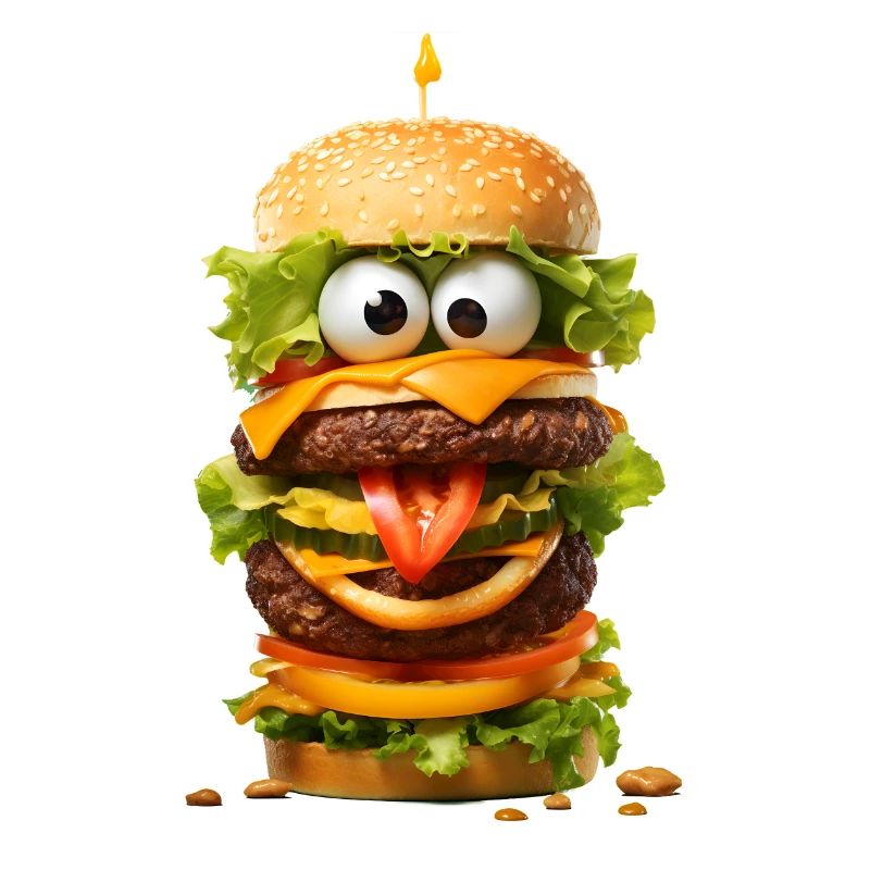 Lustiger Burger