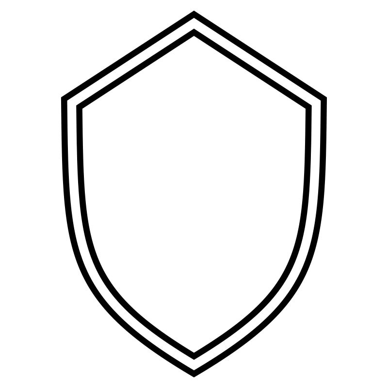 Blason vide bouclier