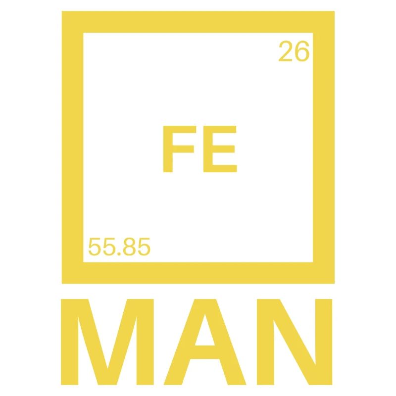 FE MAN 55.58 Éléments chimiques du fer Fer 26