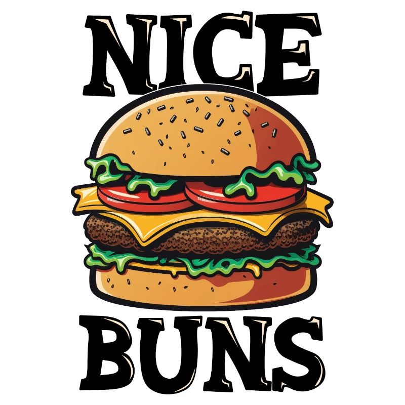 Nice Buns - Hamburger Fast Food French fries cheese burger