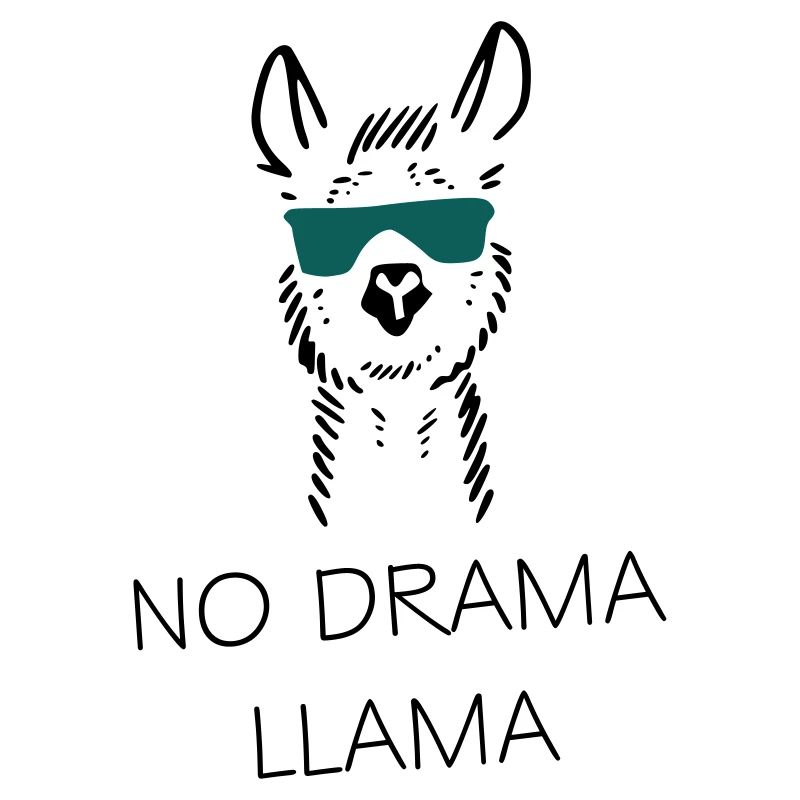 No Drama llama Geschenk Idee
