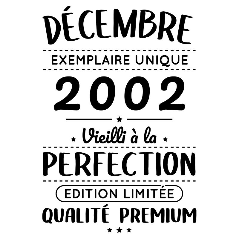 Anniversaire 20 ans - Décembre 2002 Perfection