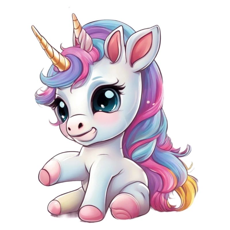 Super mignon bébé licorne