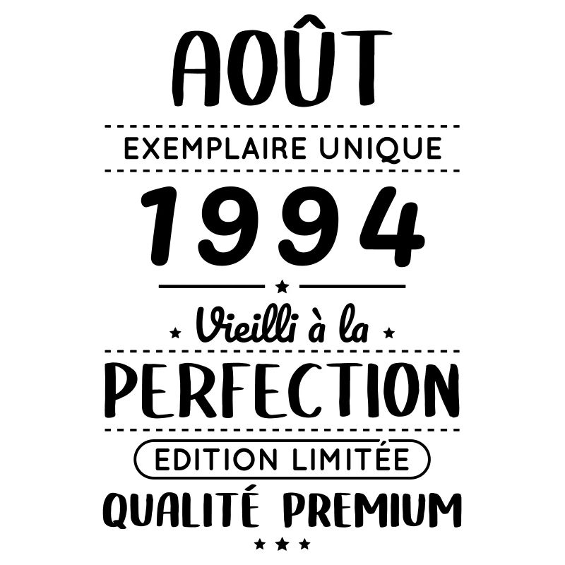 30-jähriges Jubiläum - August 1994 Perfektion