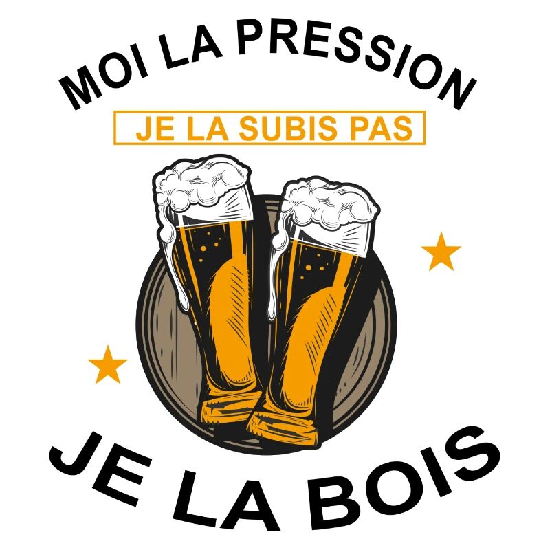 Moi la pression je la subis pas je la bois