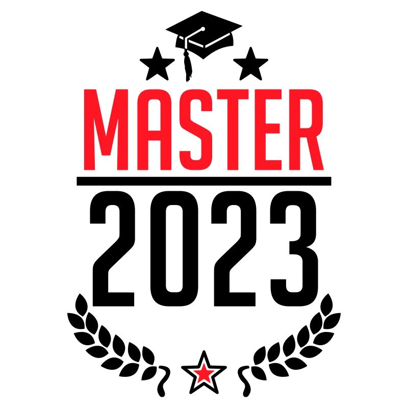 Abschluss 2023 - Master 2023 Studium Student Uni