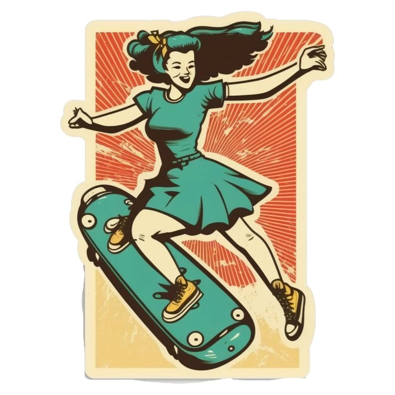 Skater-Mädchen
