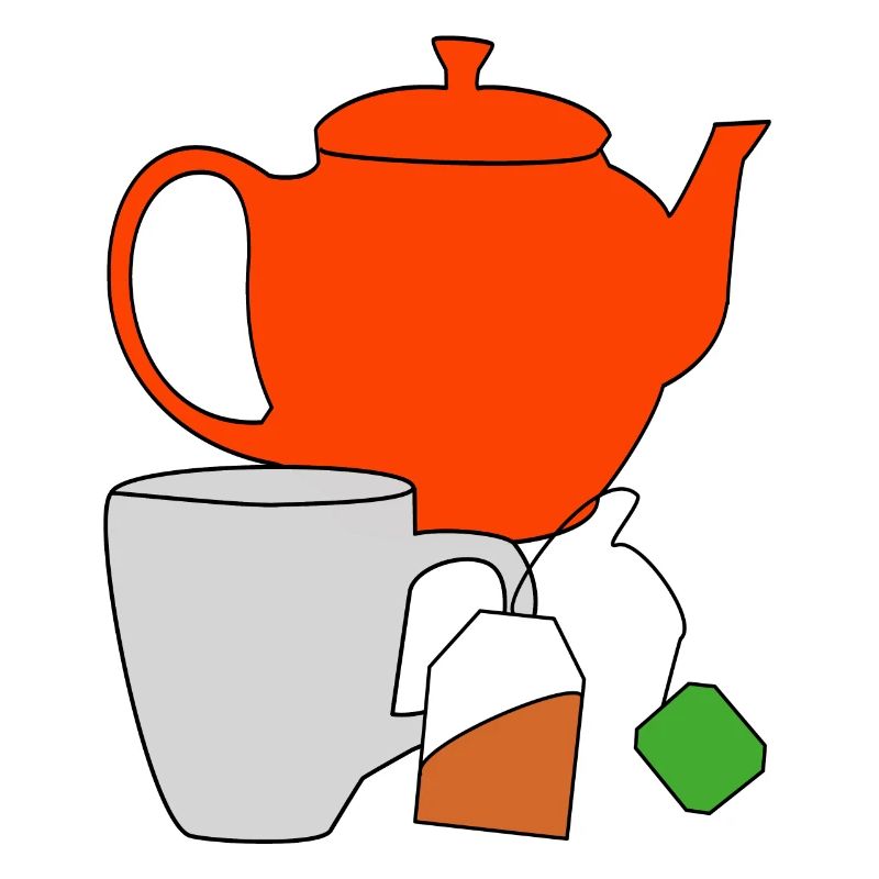 Indulgence Tea Drink Teapot Tea Bag Cup