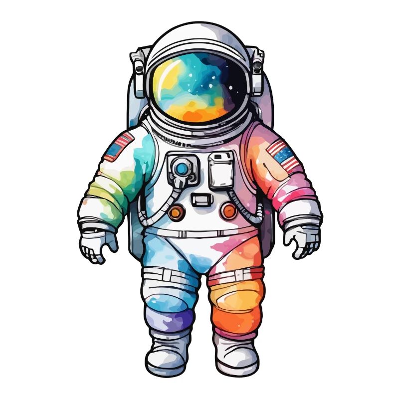 Aquarelle d’astronaute Aquarelle