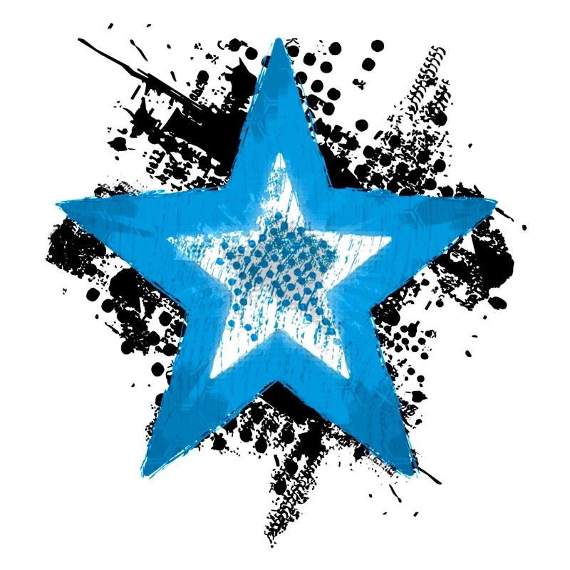 Star design (Cool Blue)