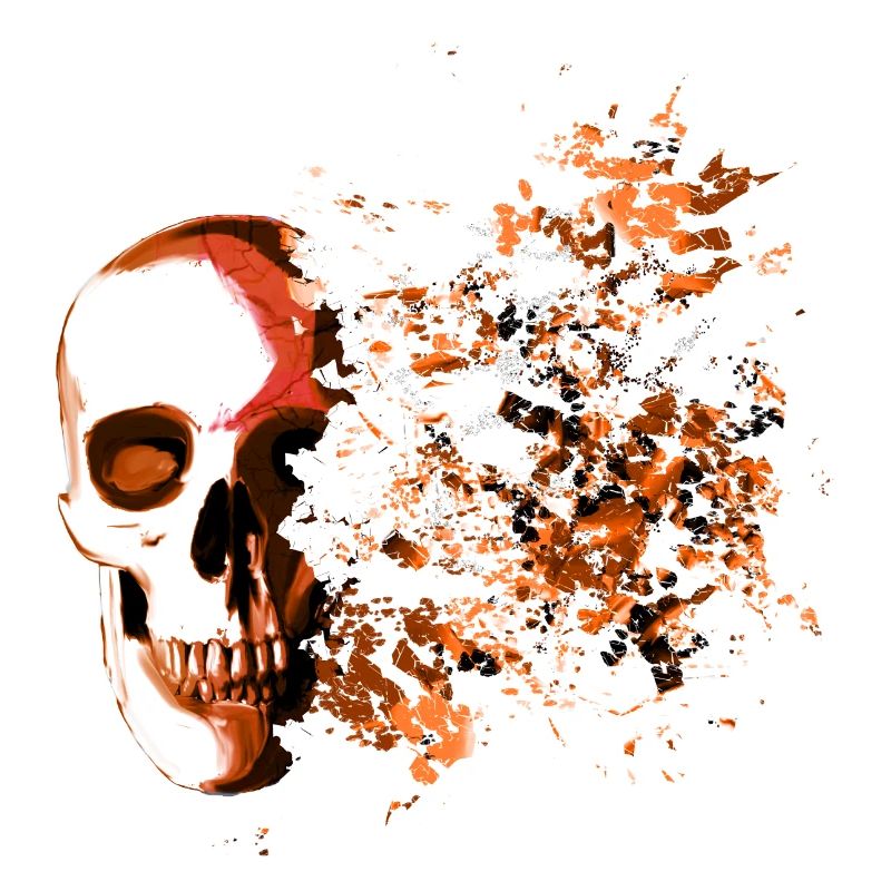 skull explosion