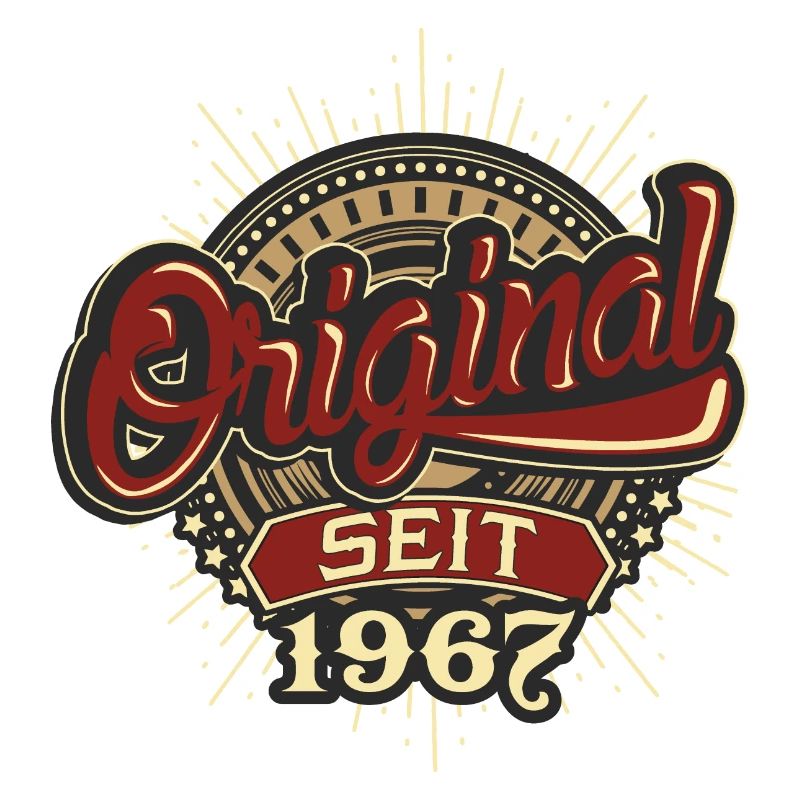 Geburtstag Original seit 1967