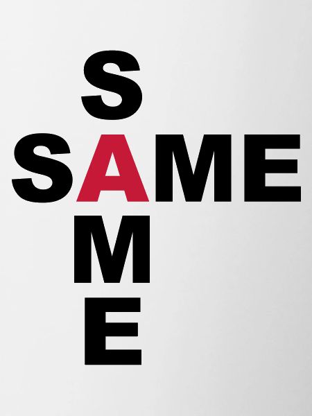 SAME SAME but different
