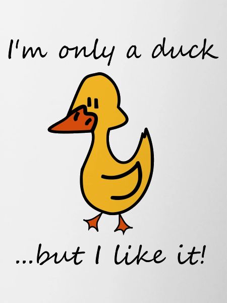 I'm only a duck